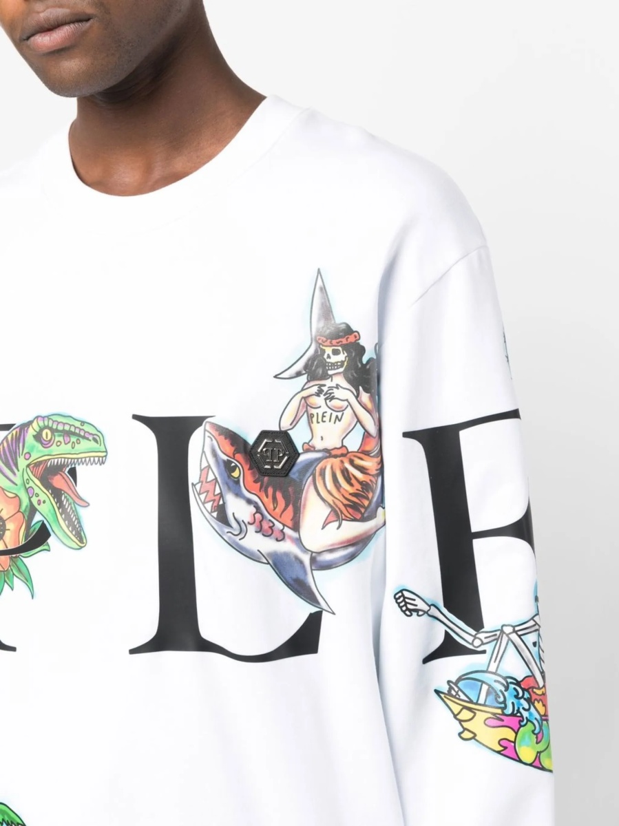 Bluza de trening Philipp Plein alba - Img 5
