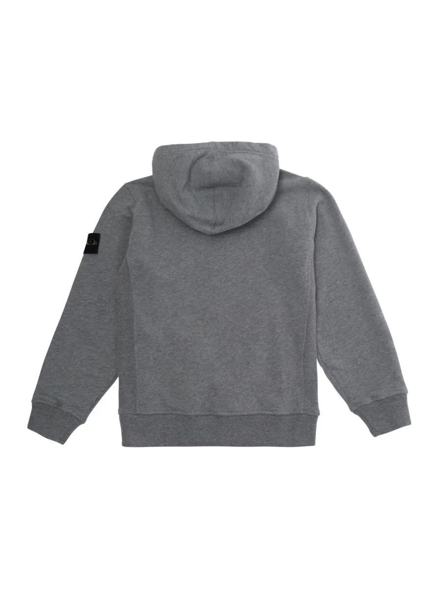 Bluza de trening Stone Island gri din bumbac - Img 2