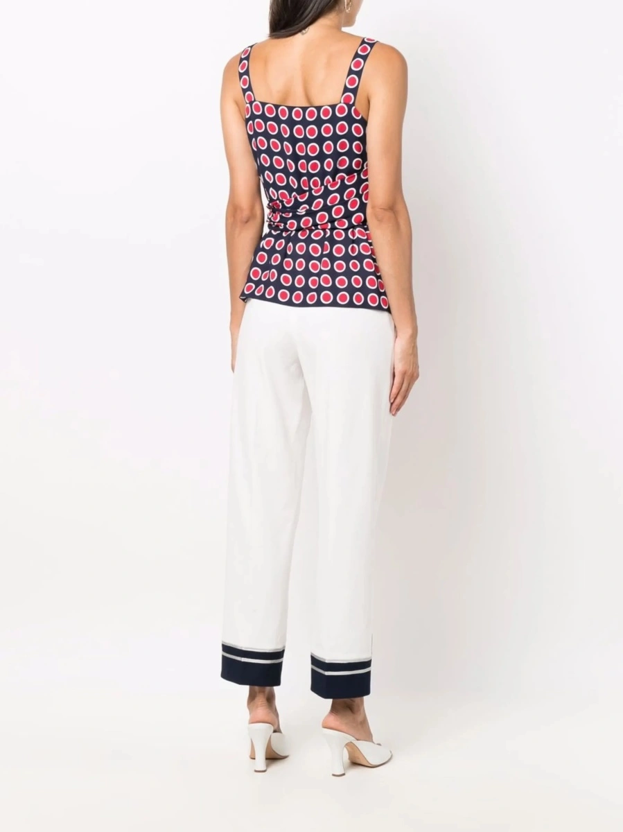 Bluza LOVE Moschino albastra din vascoza - Img 4