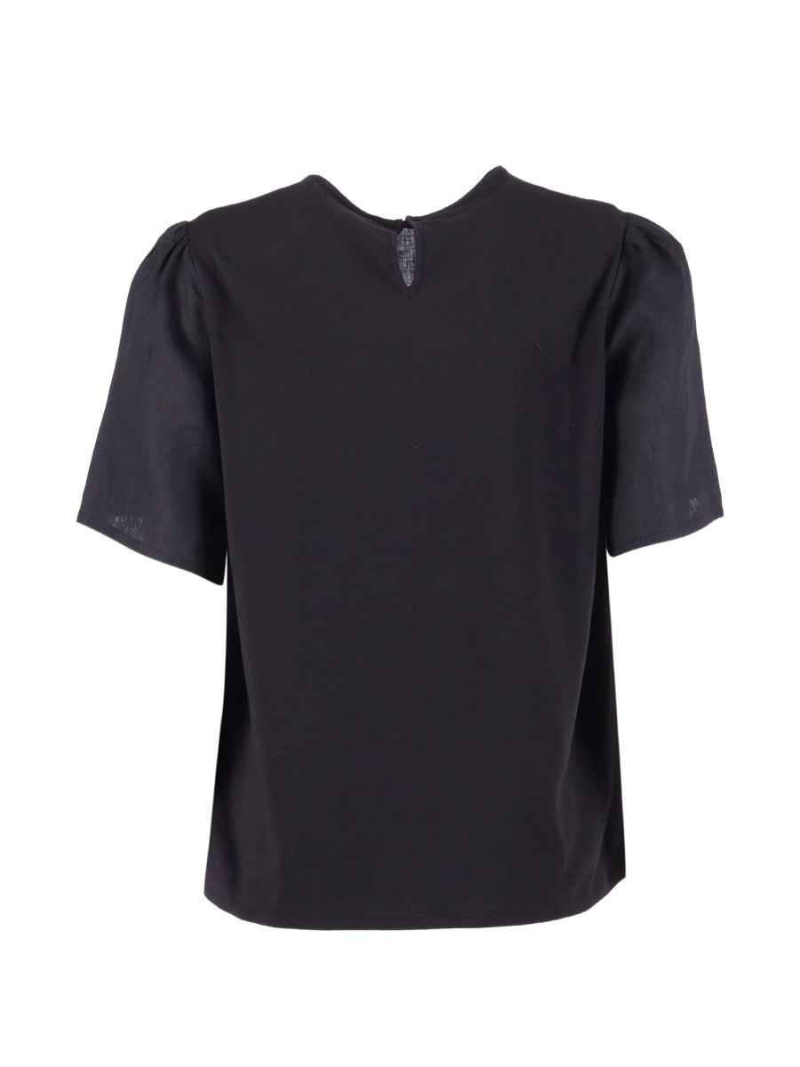 Bluza Max Mara neagra din in - Img 2