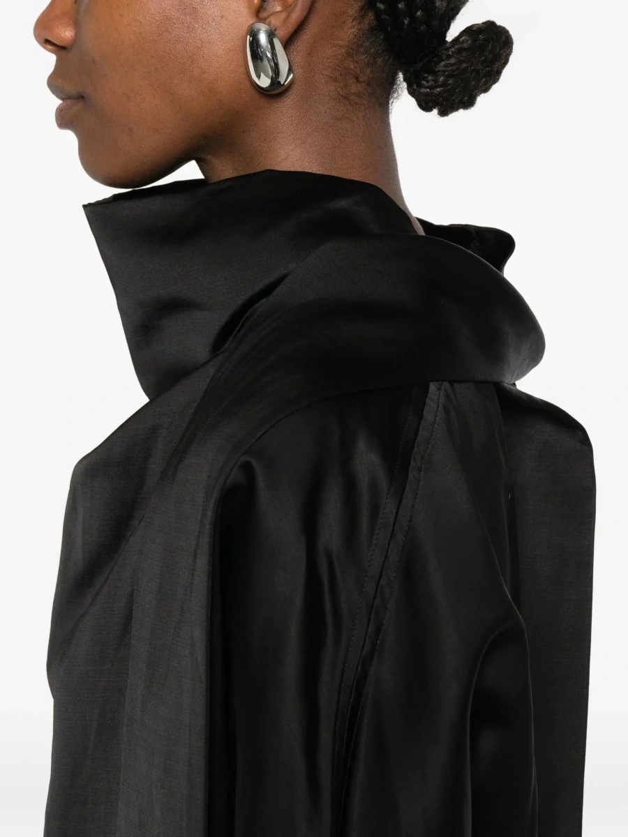 Bluza TOTEME neagra din matase - Img 7