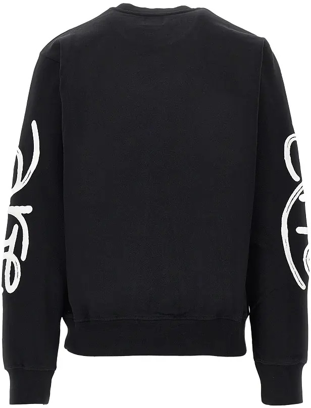 Bluza trening Cotton sweatshirt with logo embroidery - Img 3