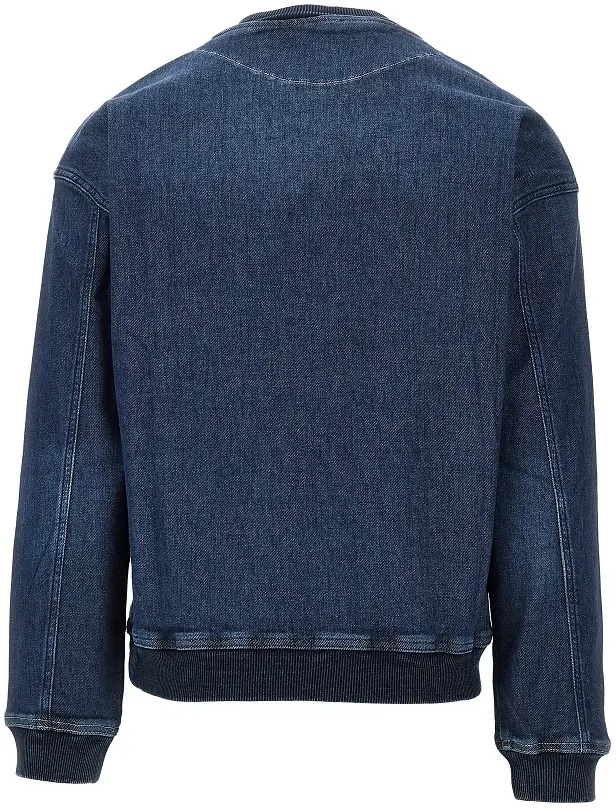 Bluza trening Denim crewneck sweatshirt - Img 3