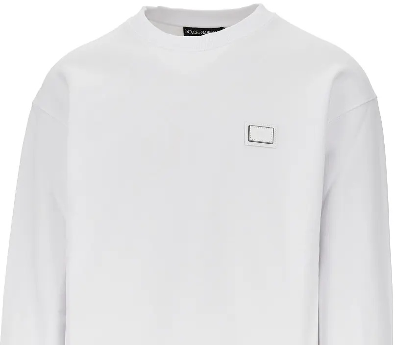 Bluza trening Logo plate crewneck sweatshirt - Img 2