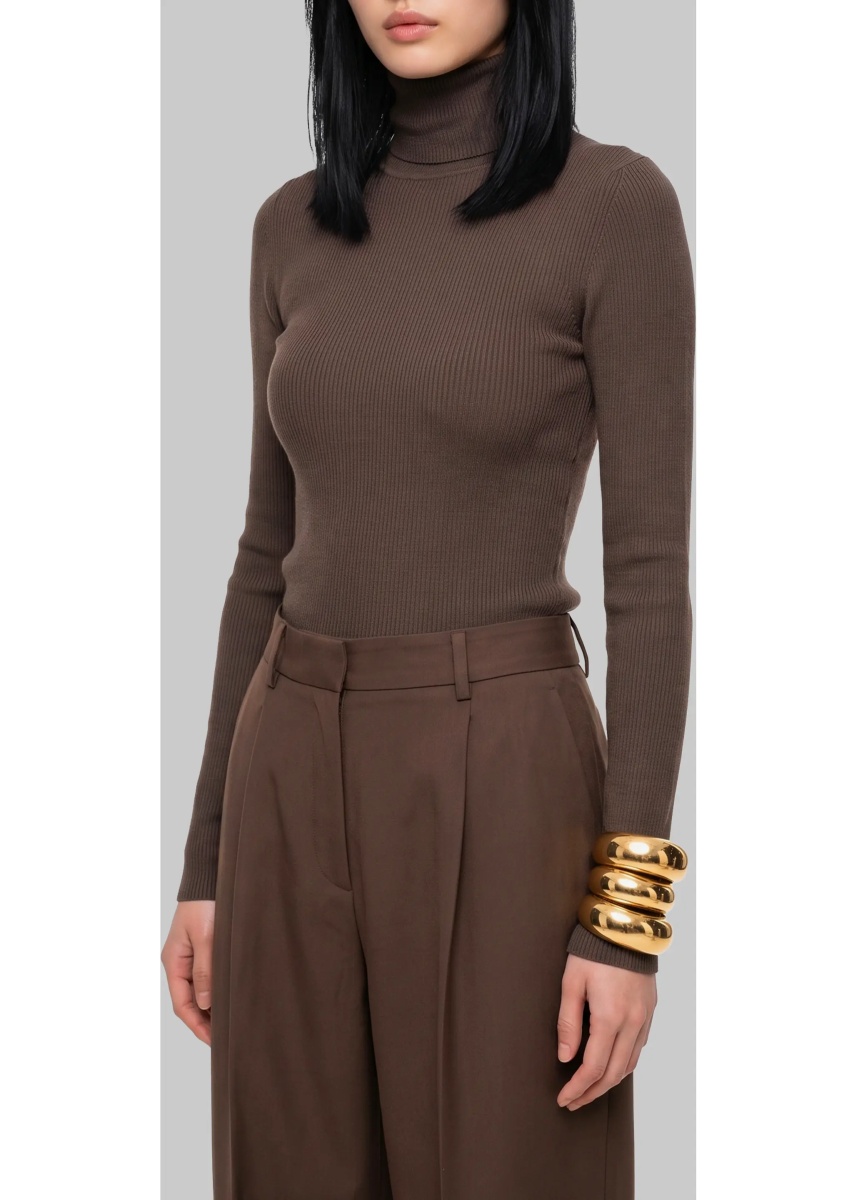 Bluza Turtleneck In Wool Yarn - Img 2