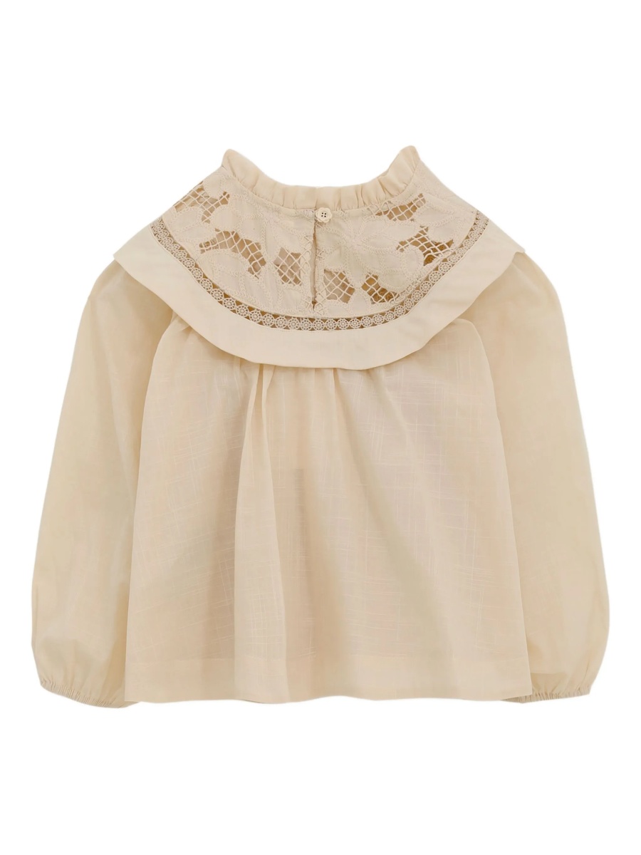 Bluza ZIMMERMANN neutra din bumbac - Img 2