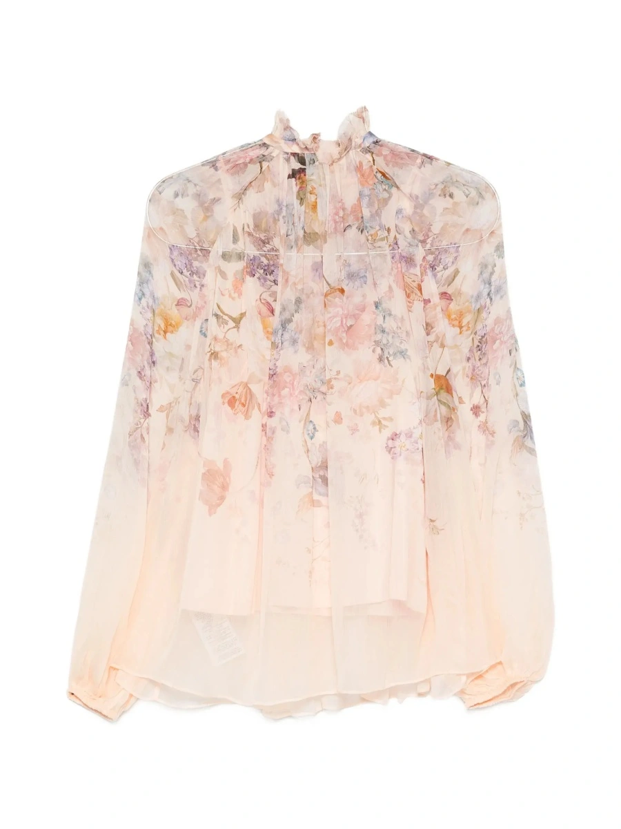 Bluza ZIMMERMANN roz din vascoza - Img 3
