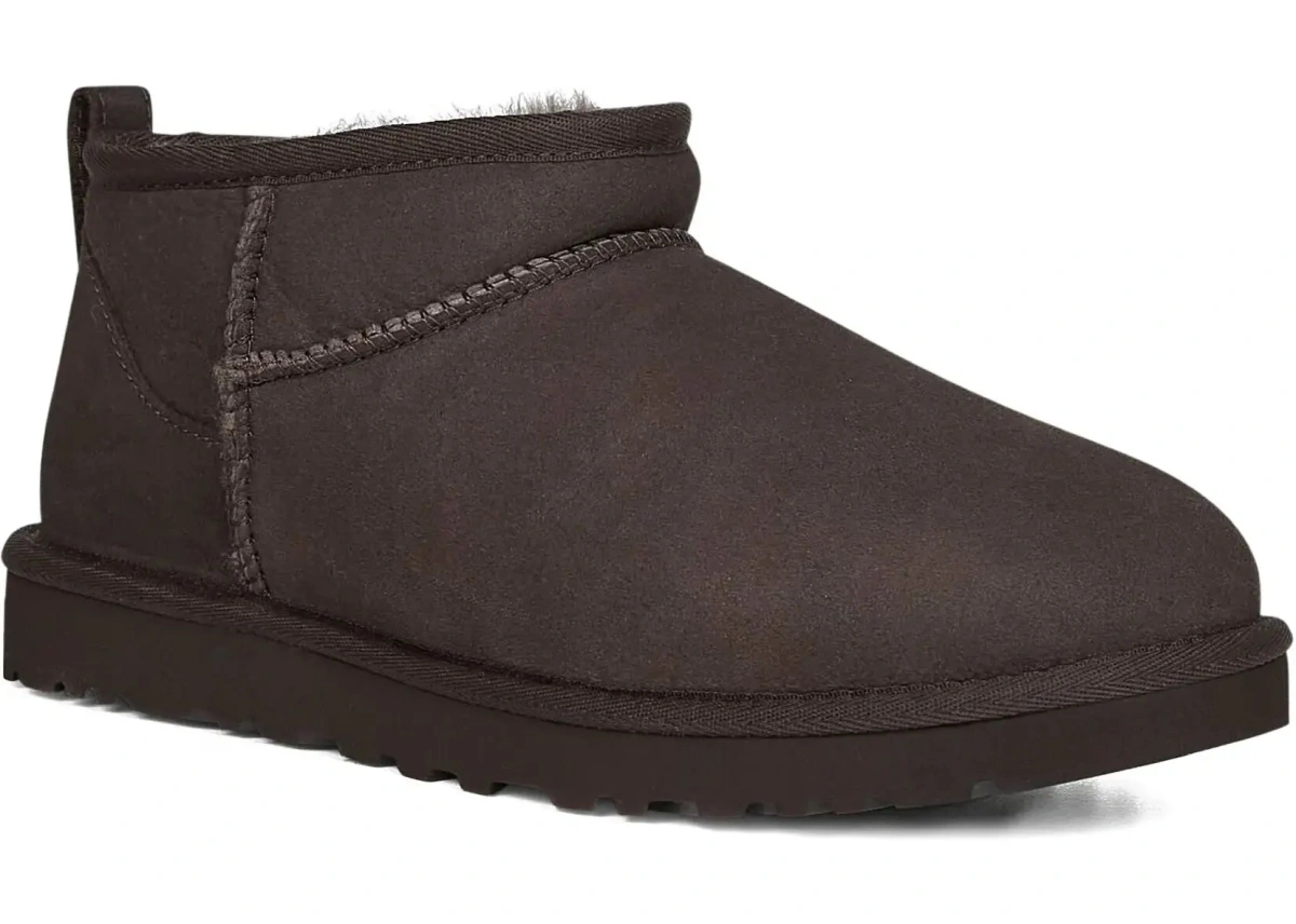 Bocanci casual UGG 'Classic Ultra Mini' multicolor din piele intoarsa - Img 5