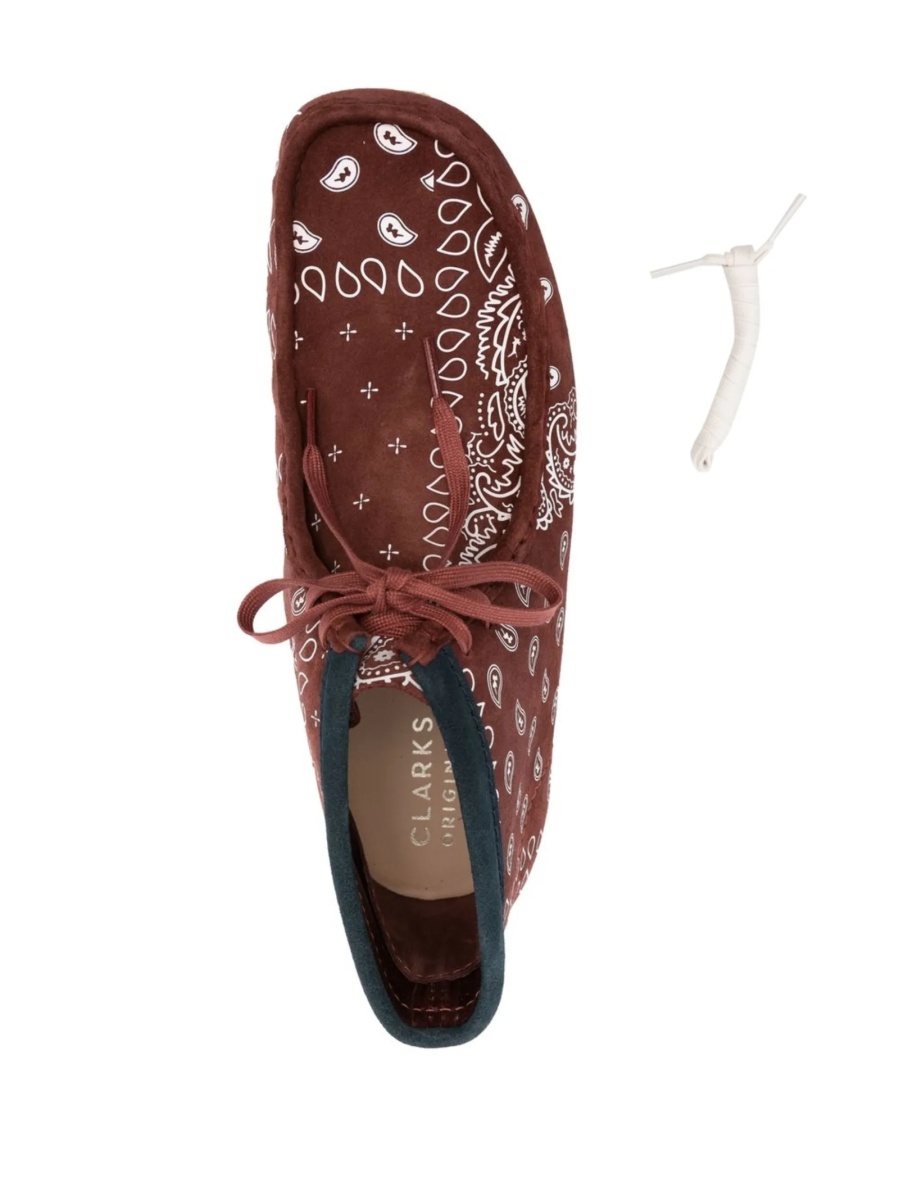 Bocanci Clarks maro din piele intoarsa - Img 4