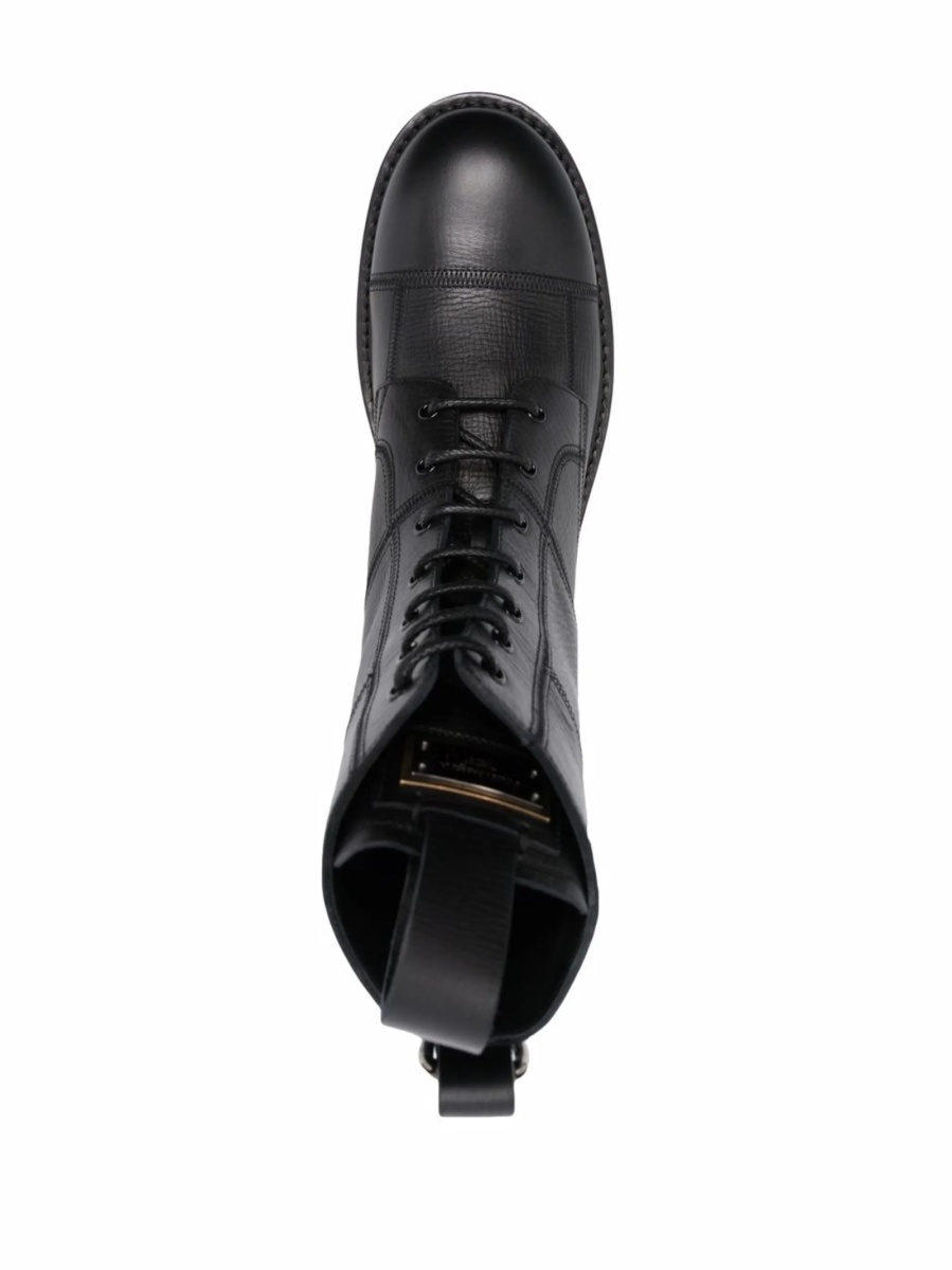Bocanci Dolce &amp; Gabbana negri din piele - Img 4