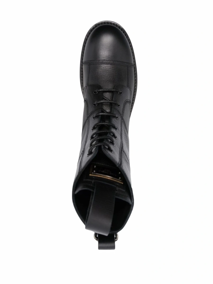 Bocanci Dolce &amp; Gabbana negri din piele - Img 4