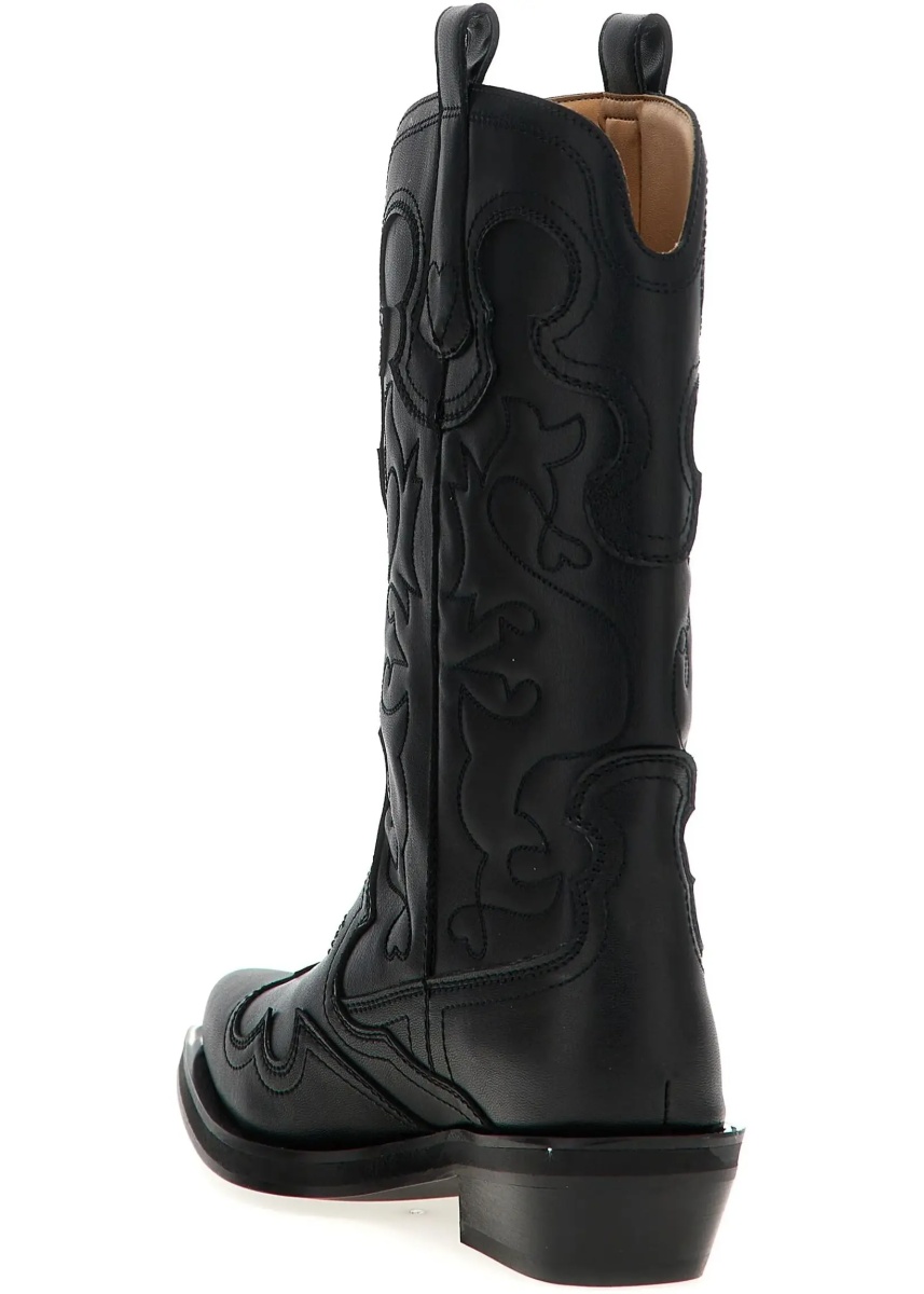 Bocanci Embroidered Western Boots - Img 3