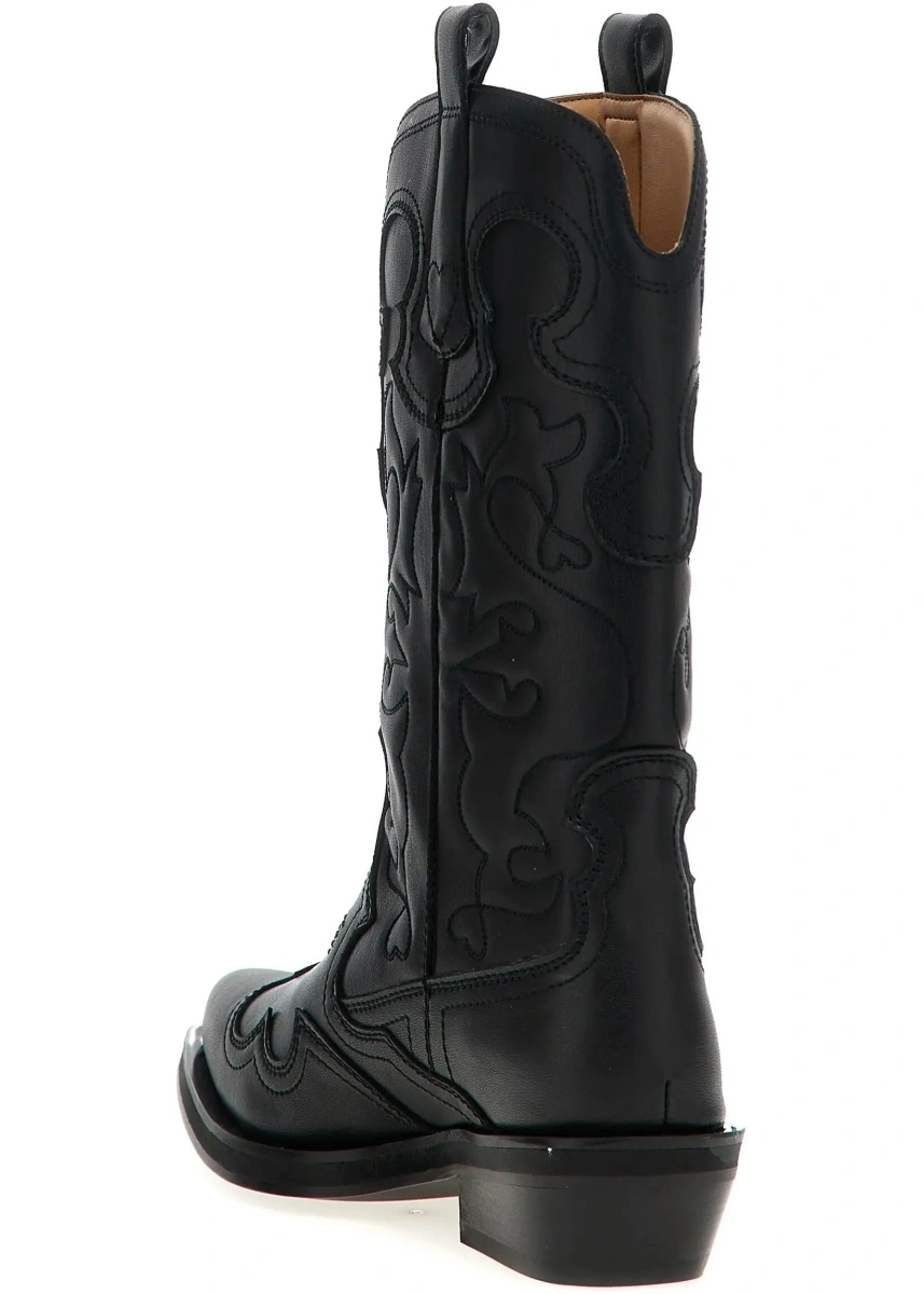Bocanci Embroidered Western Boots - Img 3