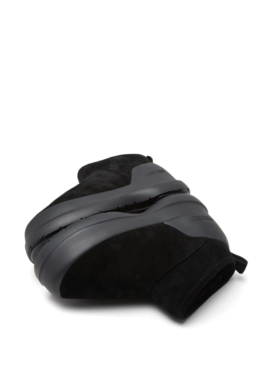 Bocanci Moon Boot negri din piele intoarsa - Img 4
