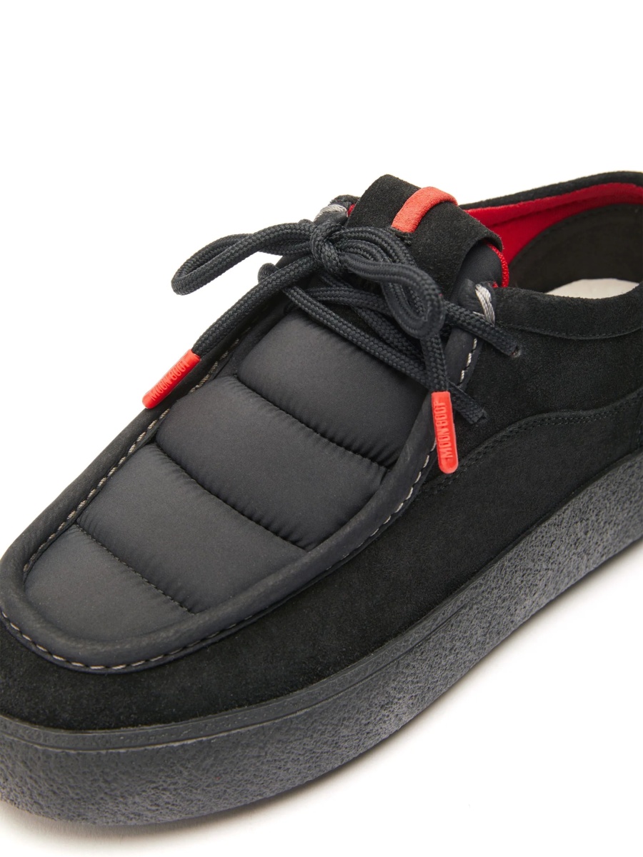 Bocanci Moon Boot negri din polyester si piele intoarsa - Img 2