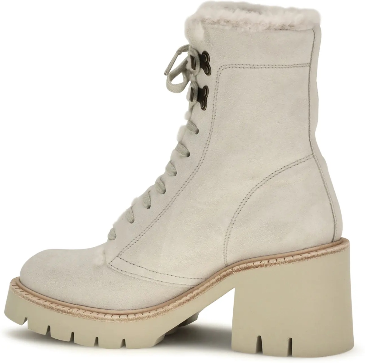 Bocanci Zineta suede lace-up ankle Boots - Img 3