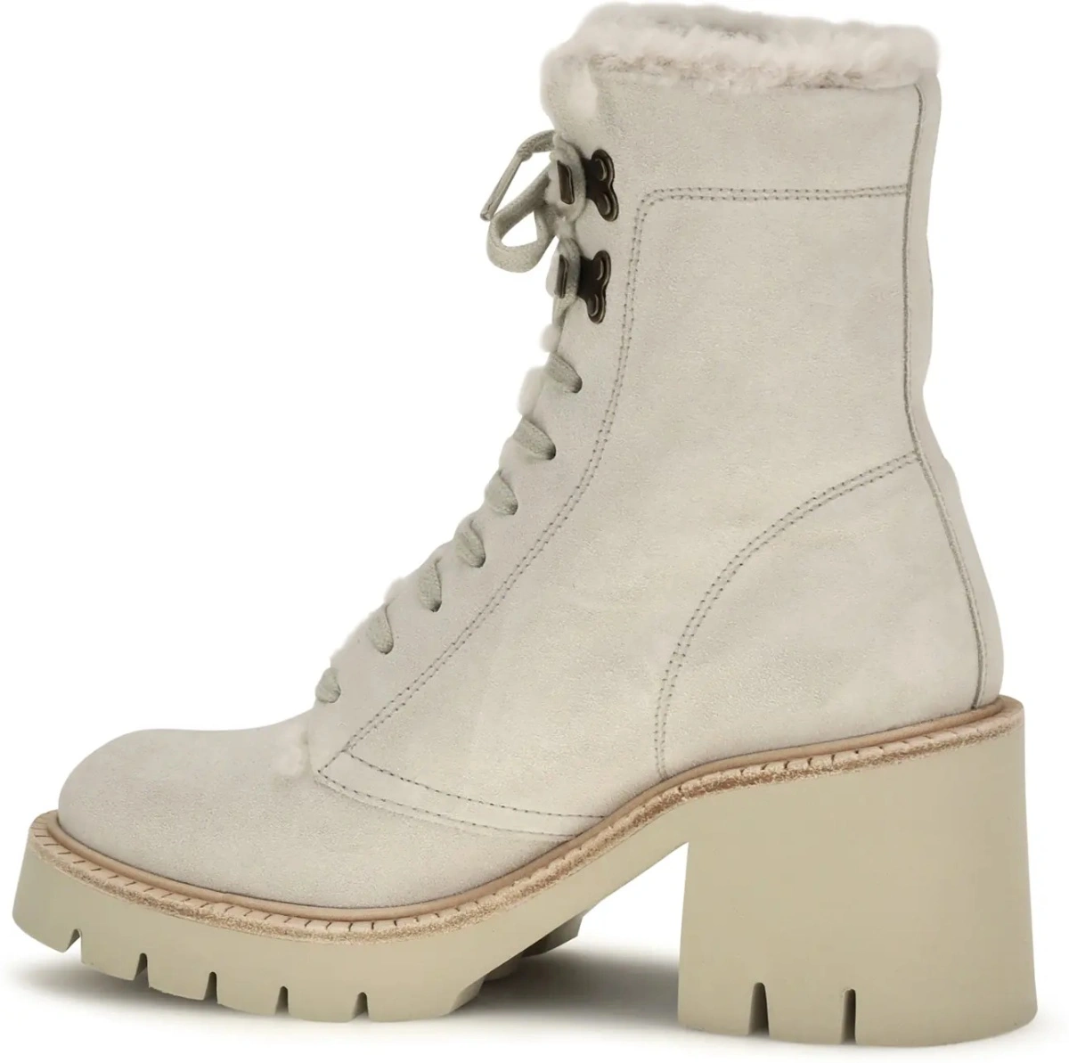Bocanci Zineta suede lace-up ankle Boots - Img 3