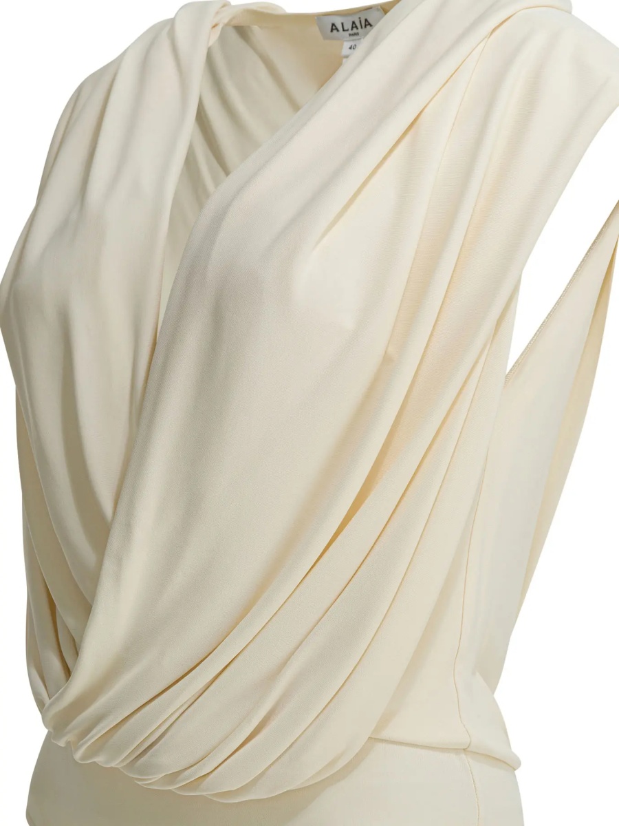 Body-uri Draped bodysuit with hood - Img 3