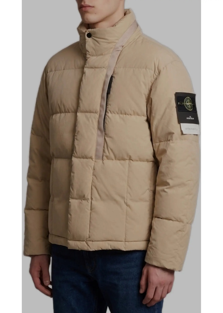 Bomber Cotton And Nylon Canvas Down Jacket. - Img 2