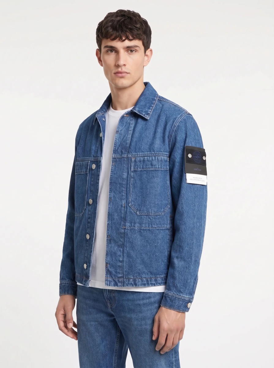 Bomber Indigo Denim Jacket - Img 2