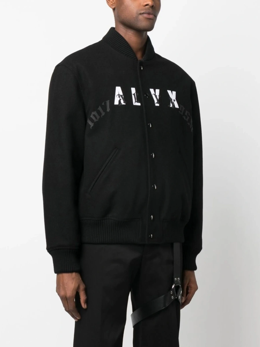 Bomber jacket 1017 ALYX 9SM neagra din lana si poliamida - Img 3