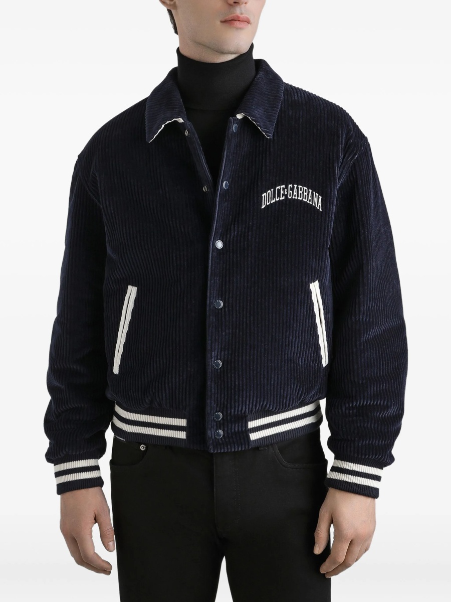 Bomber jacket Dolce &amp; Gabbana albastra - Img 4