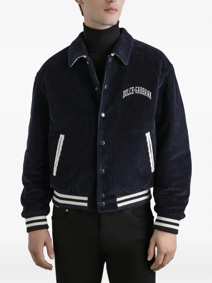 Bomber jacket Dolce &amp; Gabbana albastra - Img 4