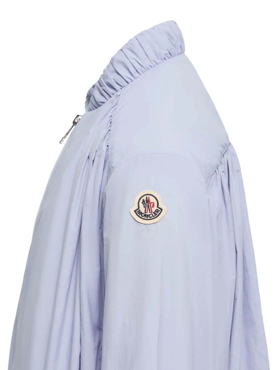 Bomber jacket Moncler albastra din poliamida - Img 3