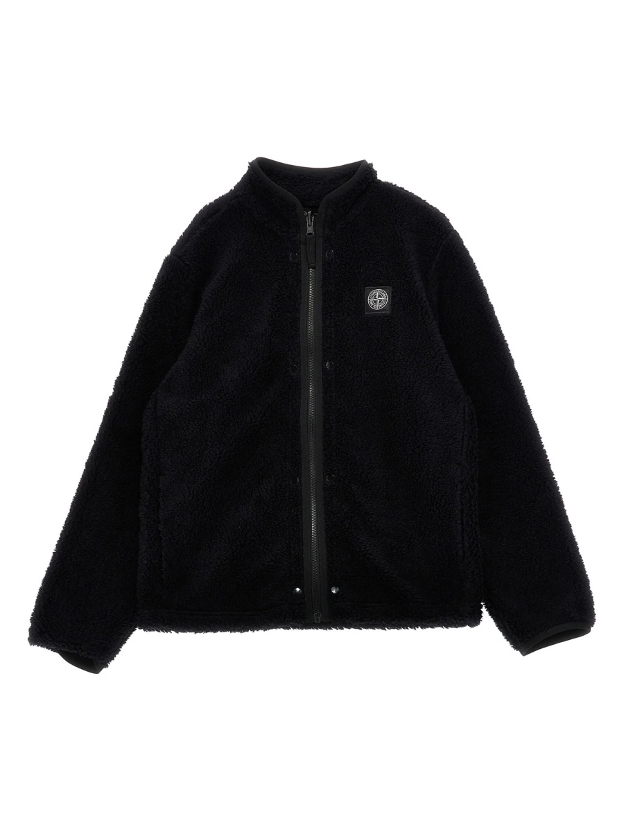 Bomber jacket Stone Island verde din polyester - Img 4