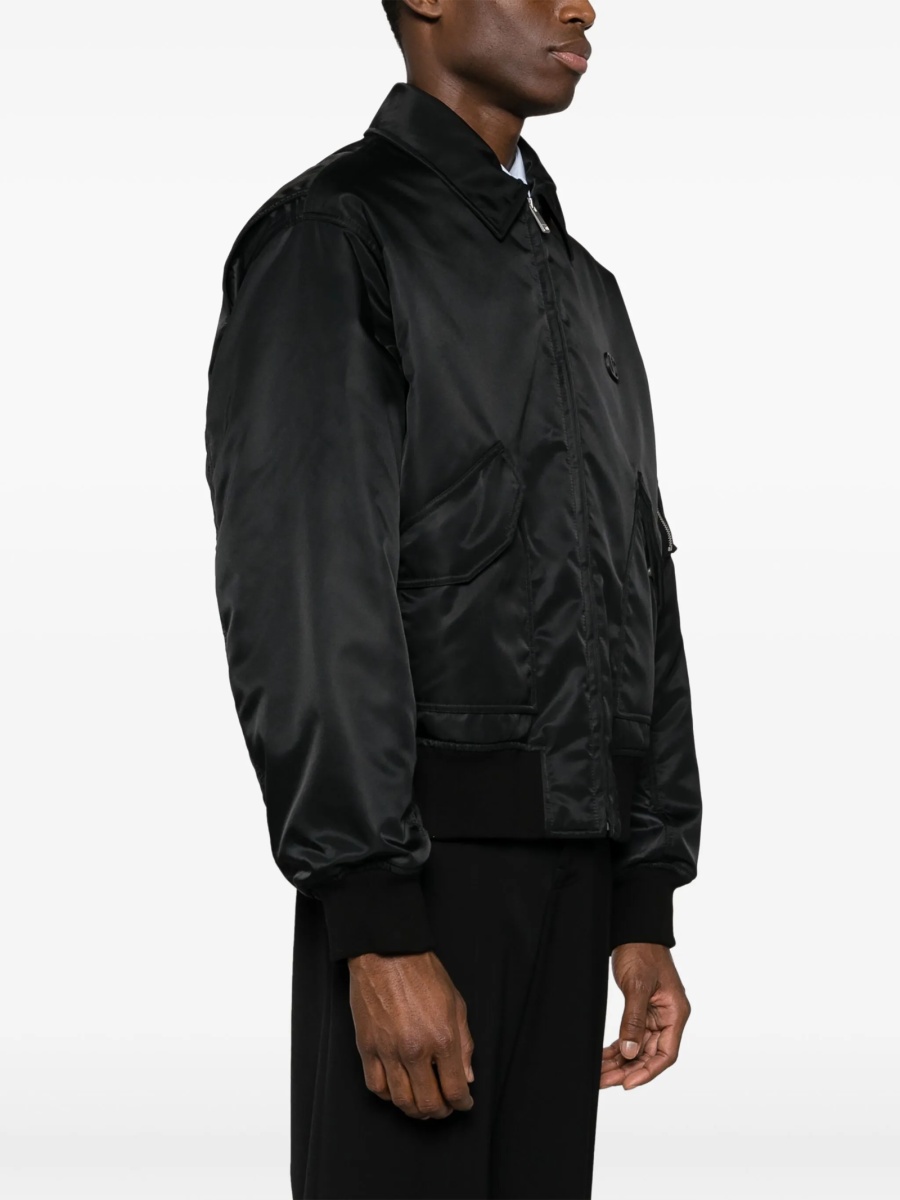 Bomber jacket Valentino Garavani neagra din poliamida - Img 3