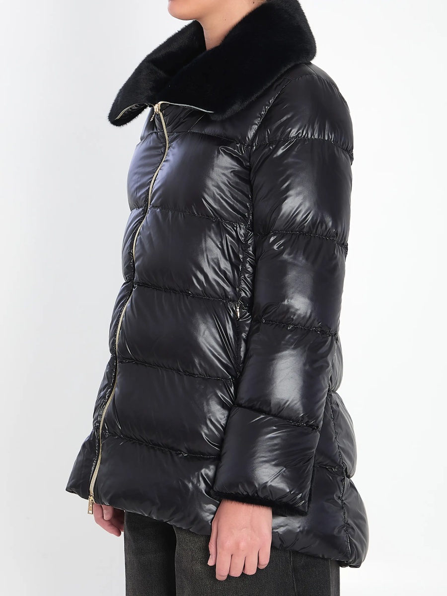 Bomber Light Puffer With Collar Fur - Img 2