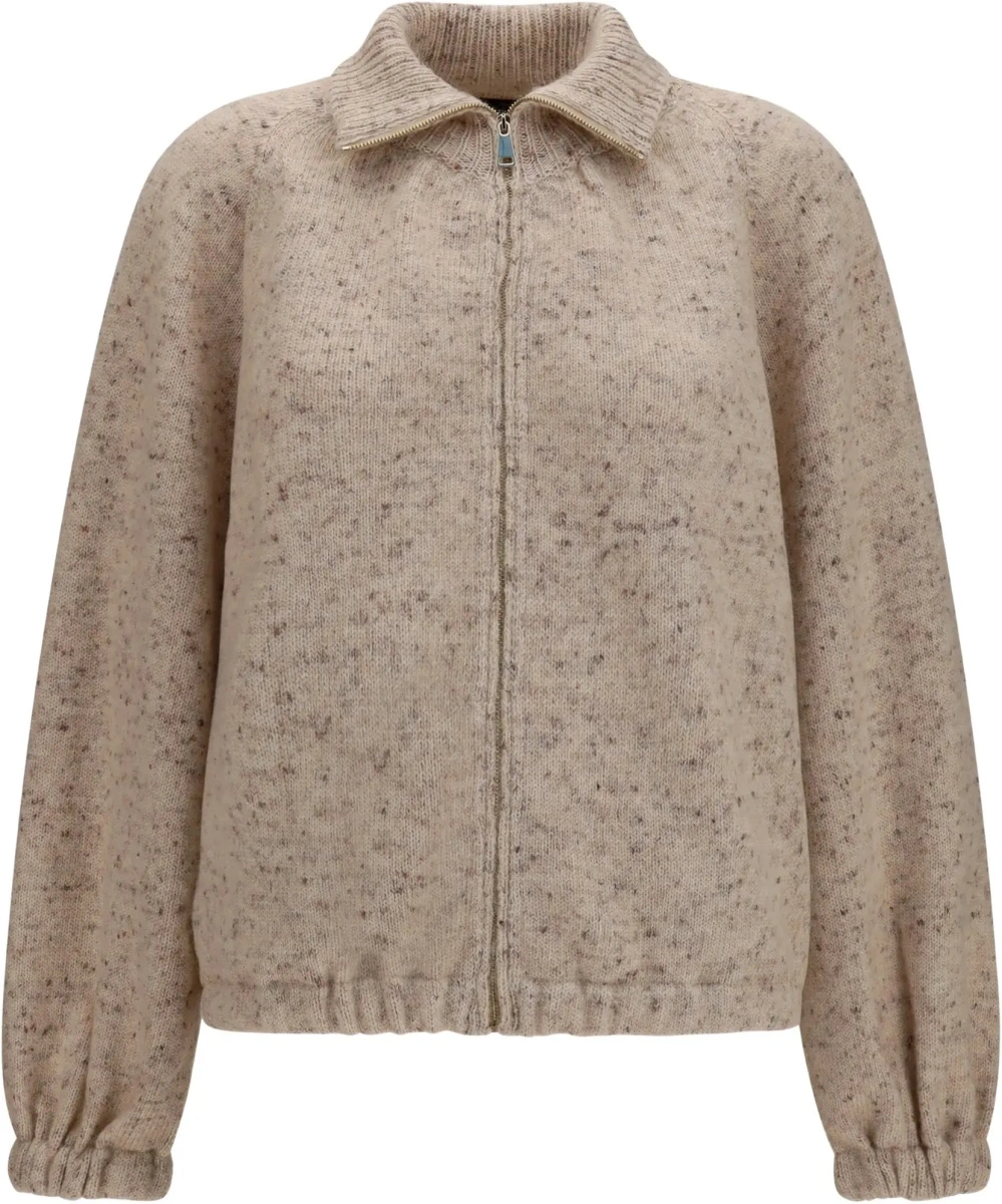 Bomber Oversized bouclé yarn Bomber Jacket with lurex - Img 6