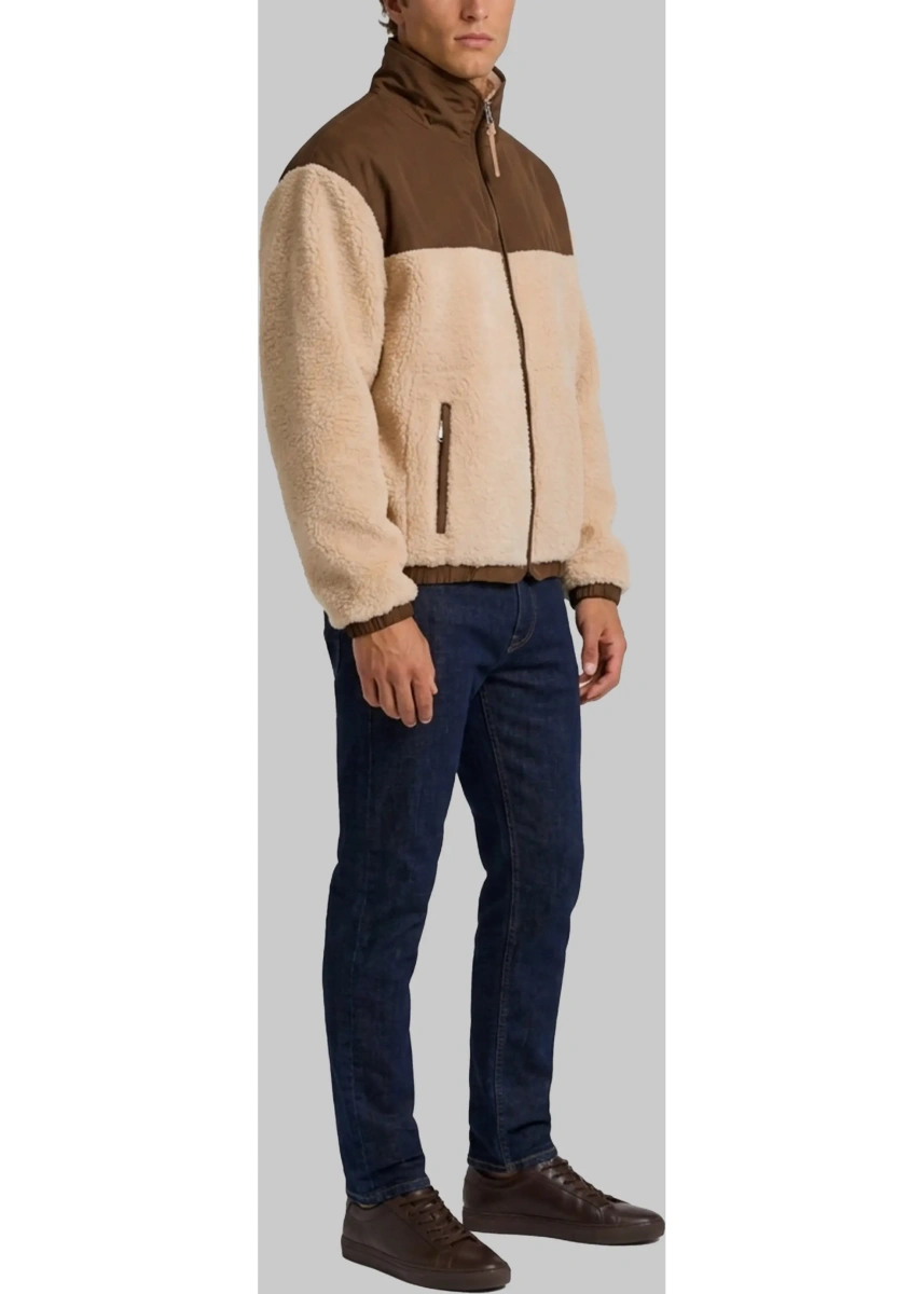 Bomber Zip Jacket With Nylon Inserts - Img 2