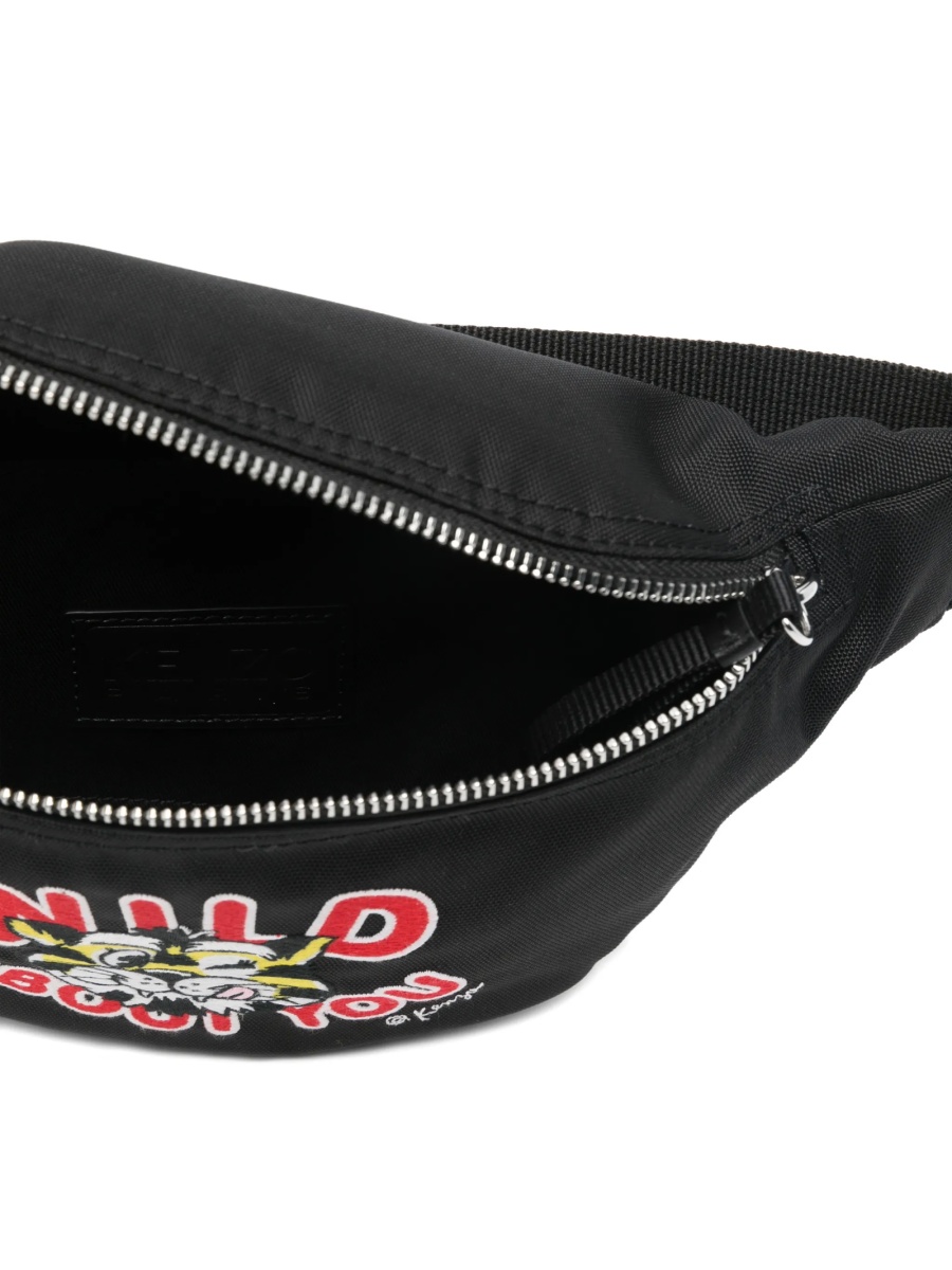Borseta Kenzo neagra din polyester - Img 5