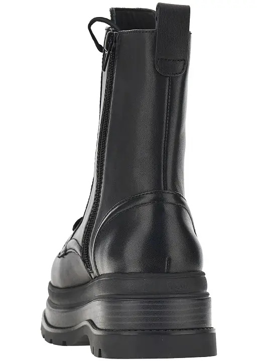 Botine Leather ankle boots with Love Birds detail - Img 3