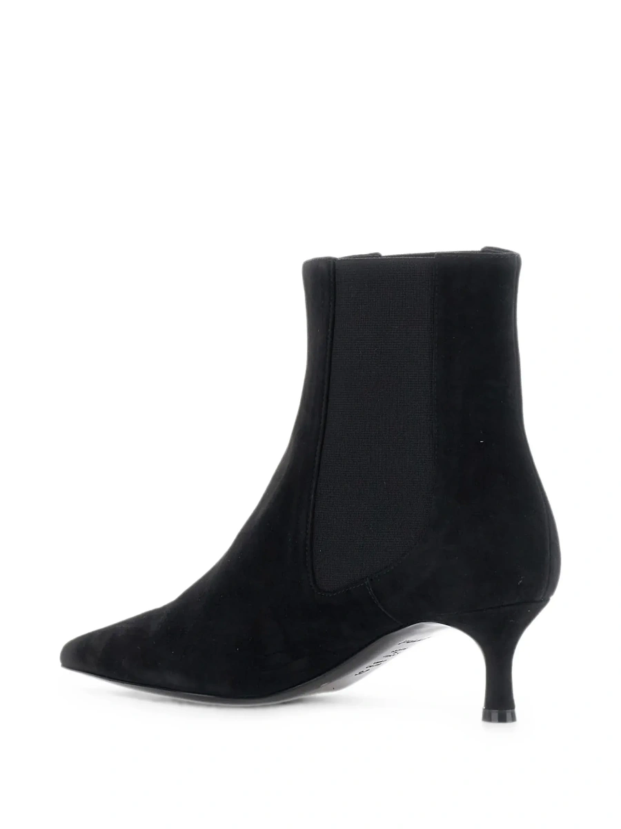 Botine POLLINI negre din piele intoarsa - Img 6