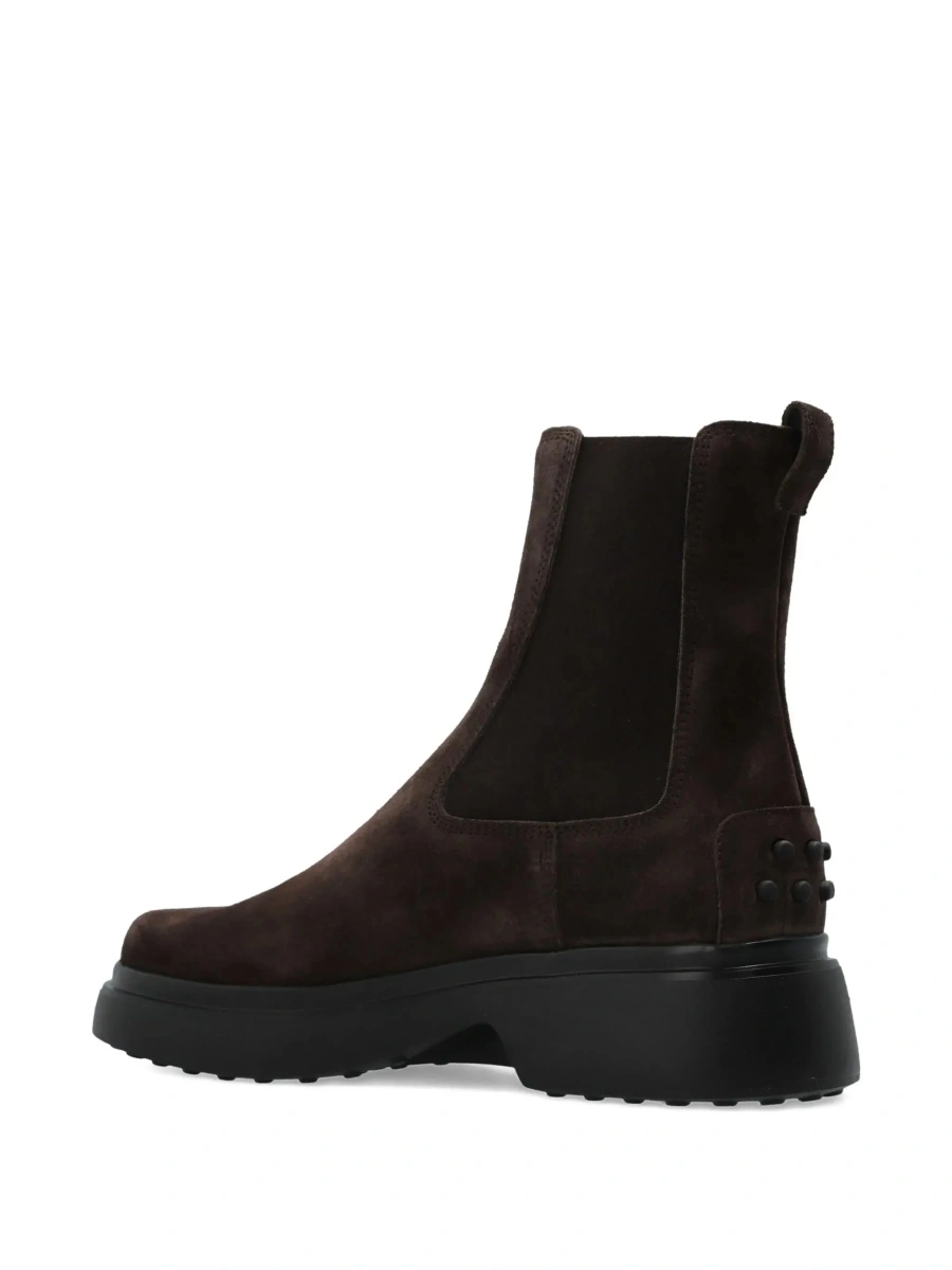 Botine TOD'S maro din piele - Img 7