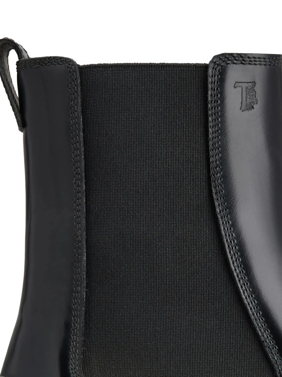 Botine TOD'S negre din piele - Img 8