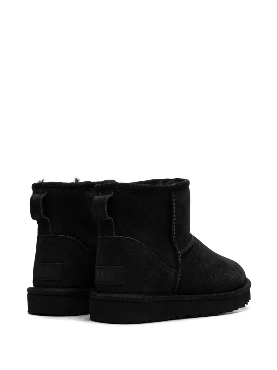 Botine UGG 'Classic Mini' negre din piele intoarsa - Img 6
