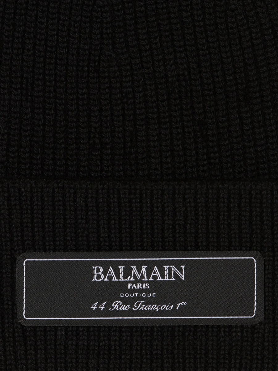 Caciula Balmain neagra - Img 2