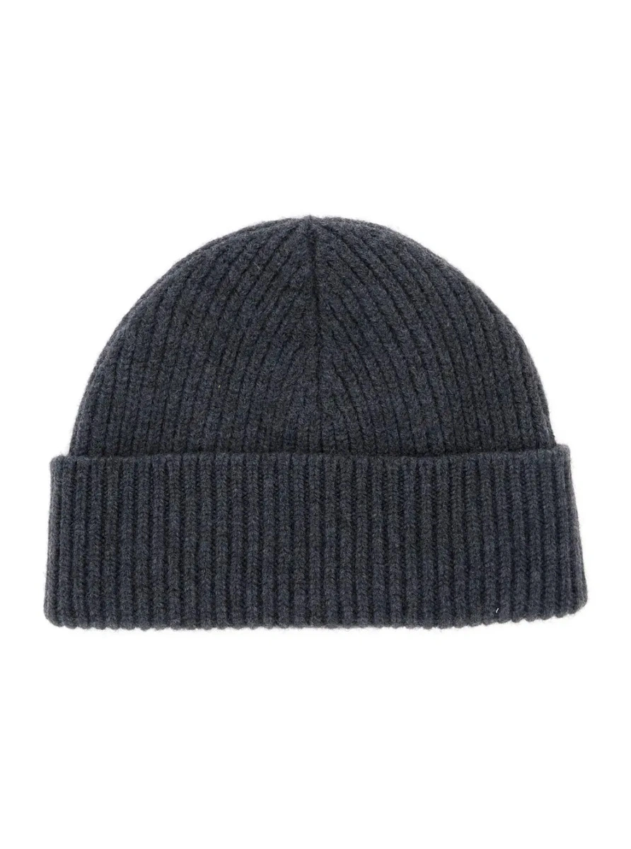 Caciula Gray Wool ADC Embroidered Beanie for Women - Img 2