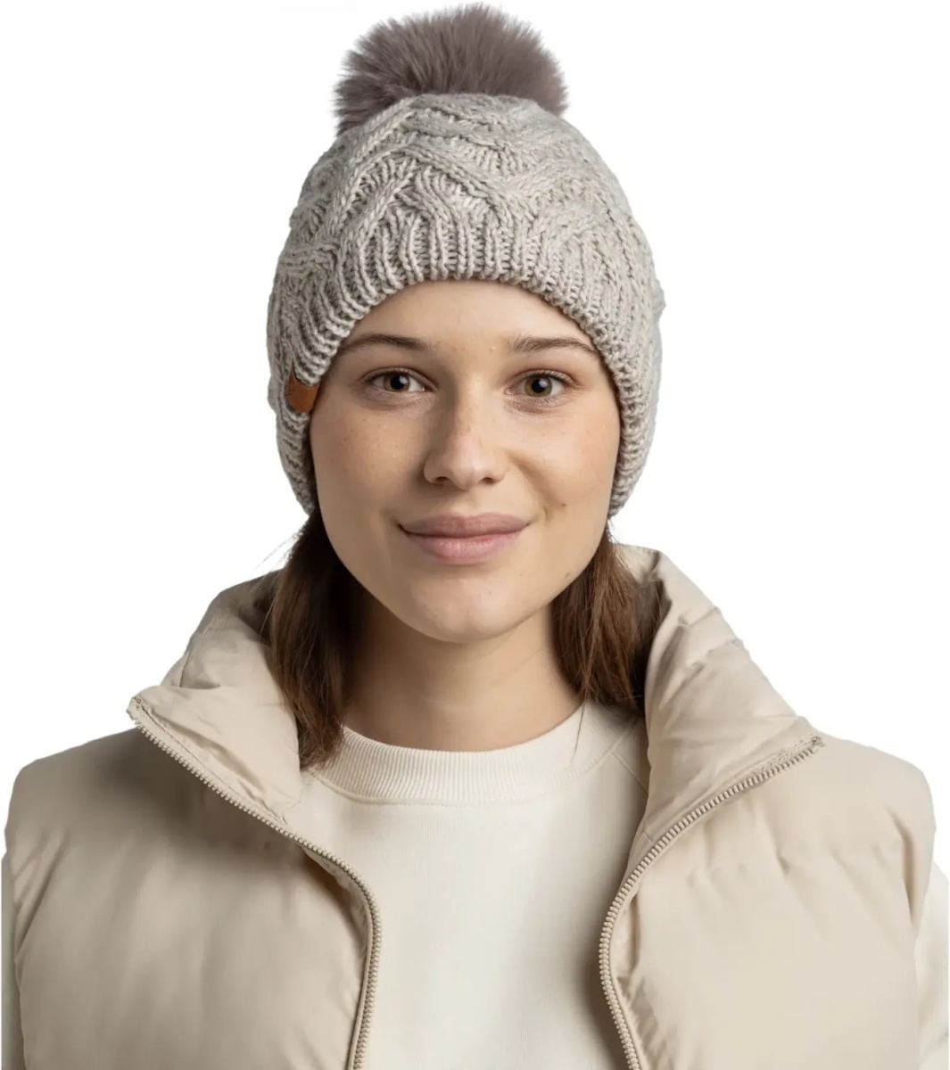 Caciula Knitted Fleece Caryn Beanie - Img 3