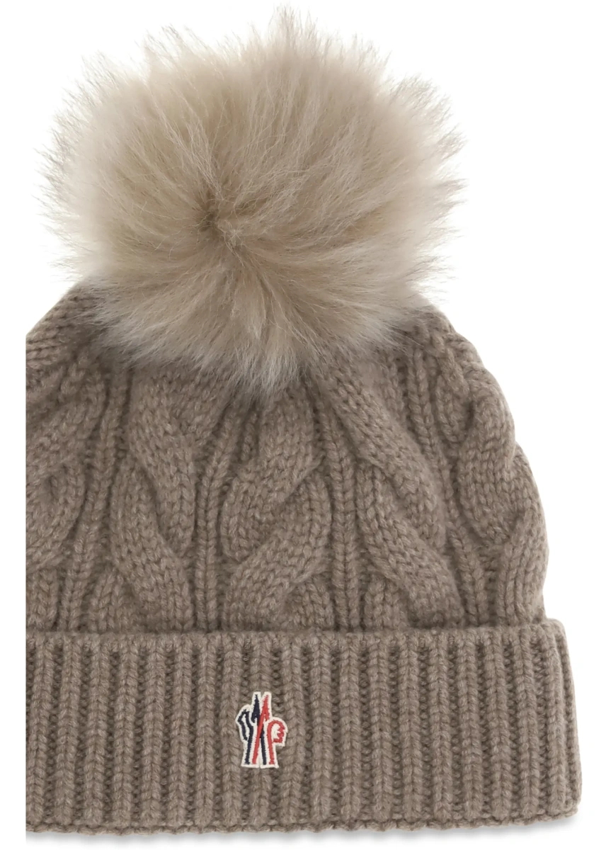 Caciula Pom-Pom wool and cashmere Beanie - Img 3