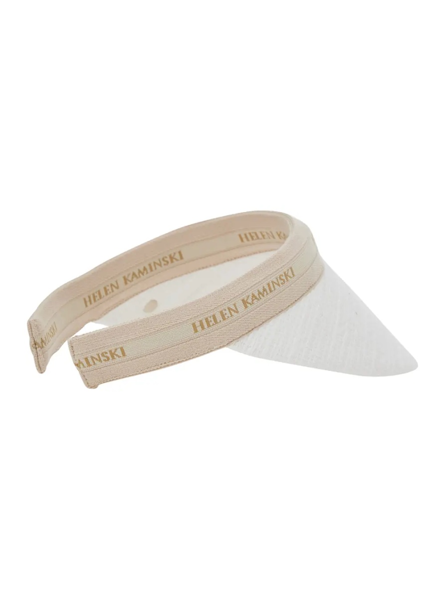 Caciula White 'Carter' Hat with Wide Brim and Elegant Details in Cotton for Women - Img 2