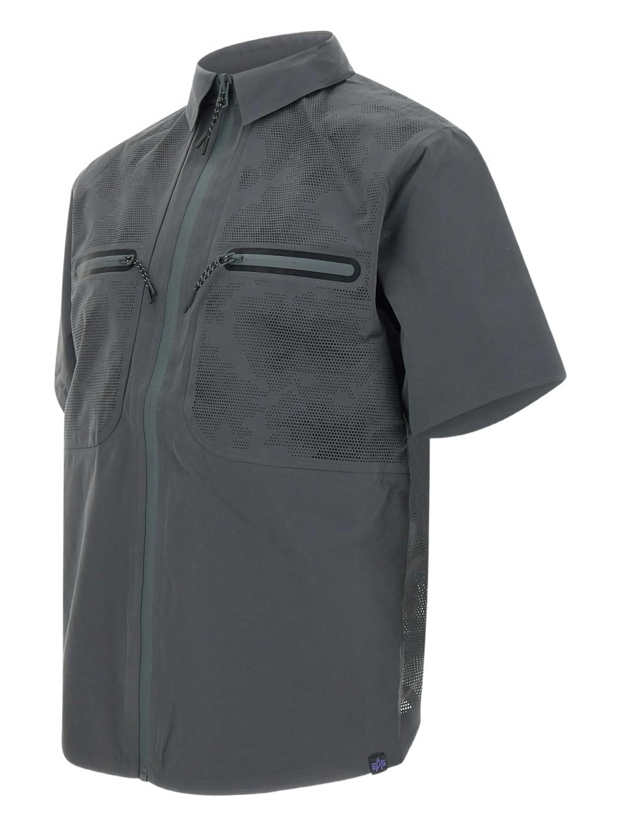 Camasa Alpha Industries gri - Img 3