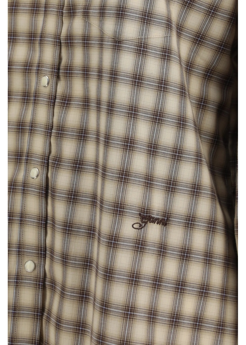 Camasa casual Check fannel Shirt - Img 2