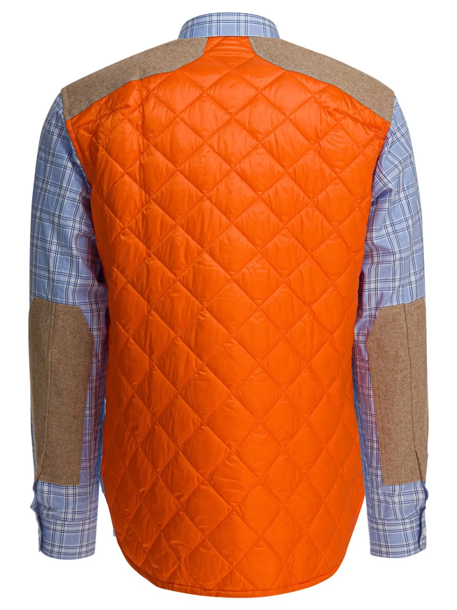 Camasa casual Check shirt with quilted inserts - Img 2