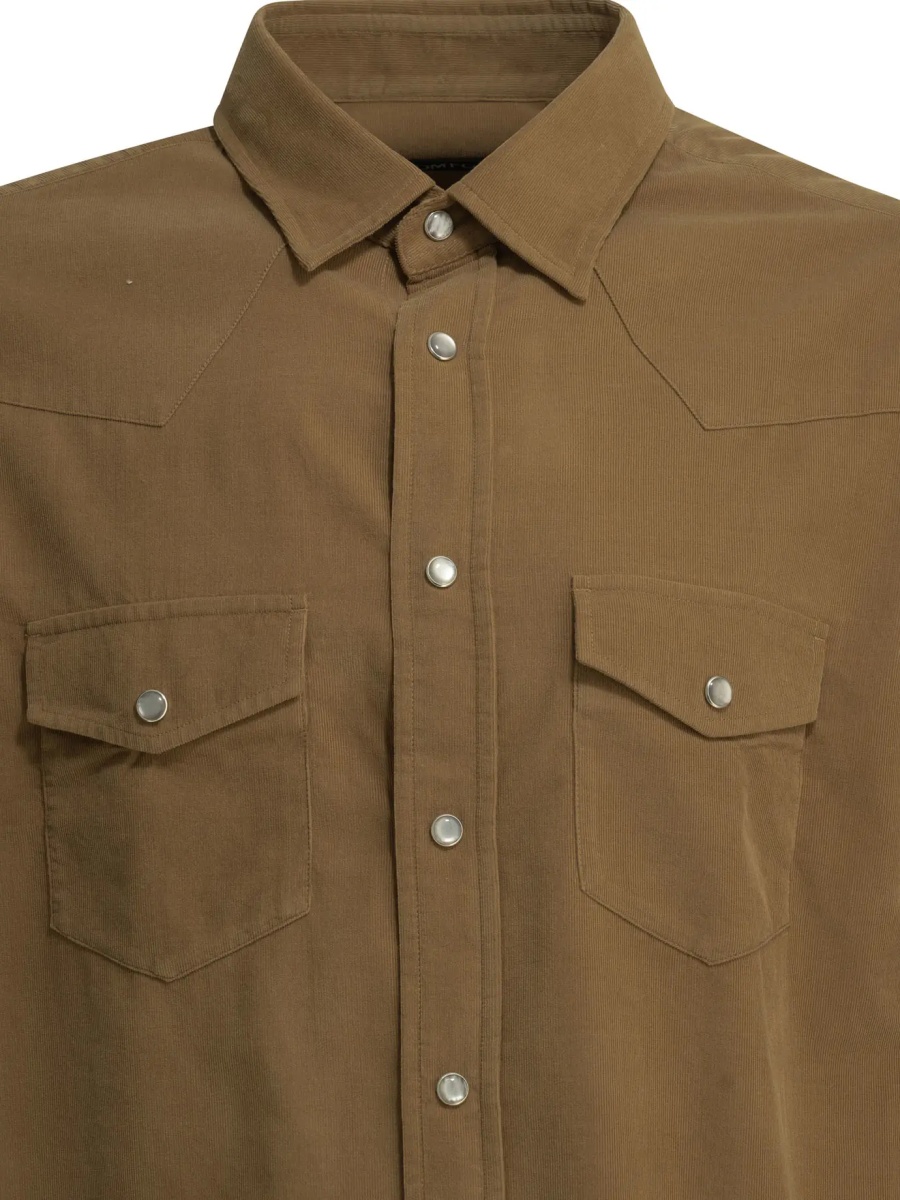 Camasa casual Corduroy Western Shirt - Img 3