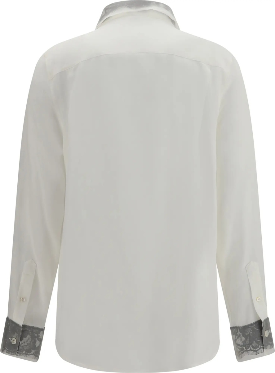 Camasa casual Floral lace detail Shirt - Img 2