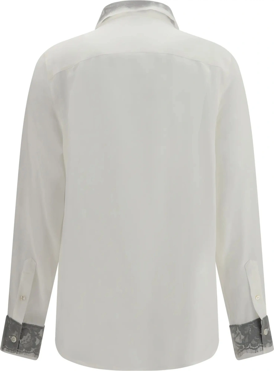 Camasa casual Floral lace detail Shirt - Img 2